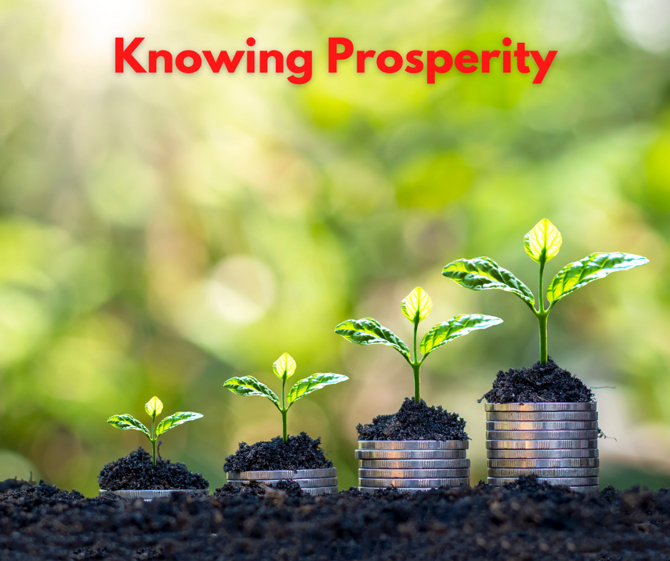 Knowing Prosperity